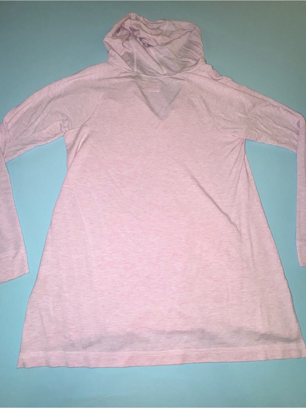 Lilly Pulitzer Luxletic Light Blush/Heather Pink Hooded Tunic Top